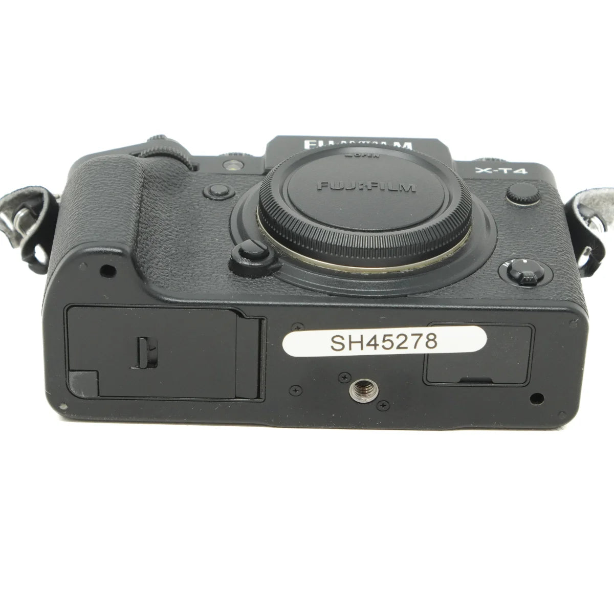 Used Fujifilm X-T4 Mirrorless camera body - bottom angle 