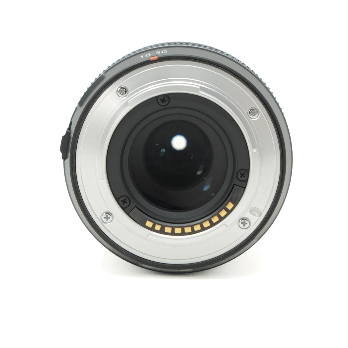 Camera lens on a white background