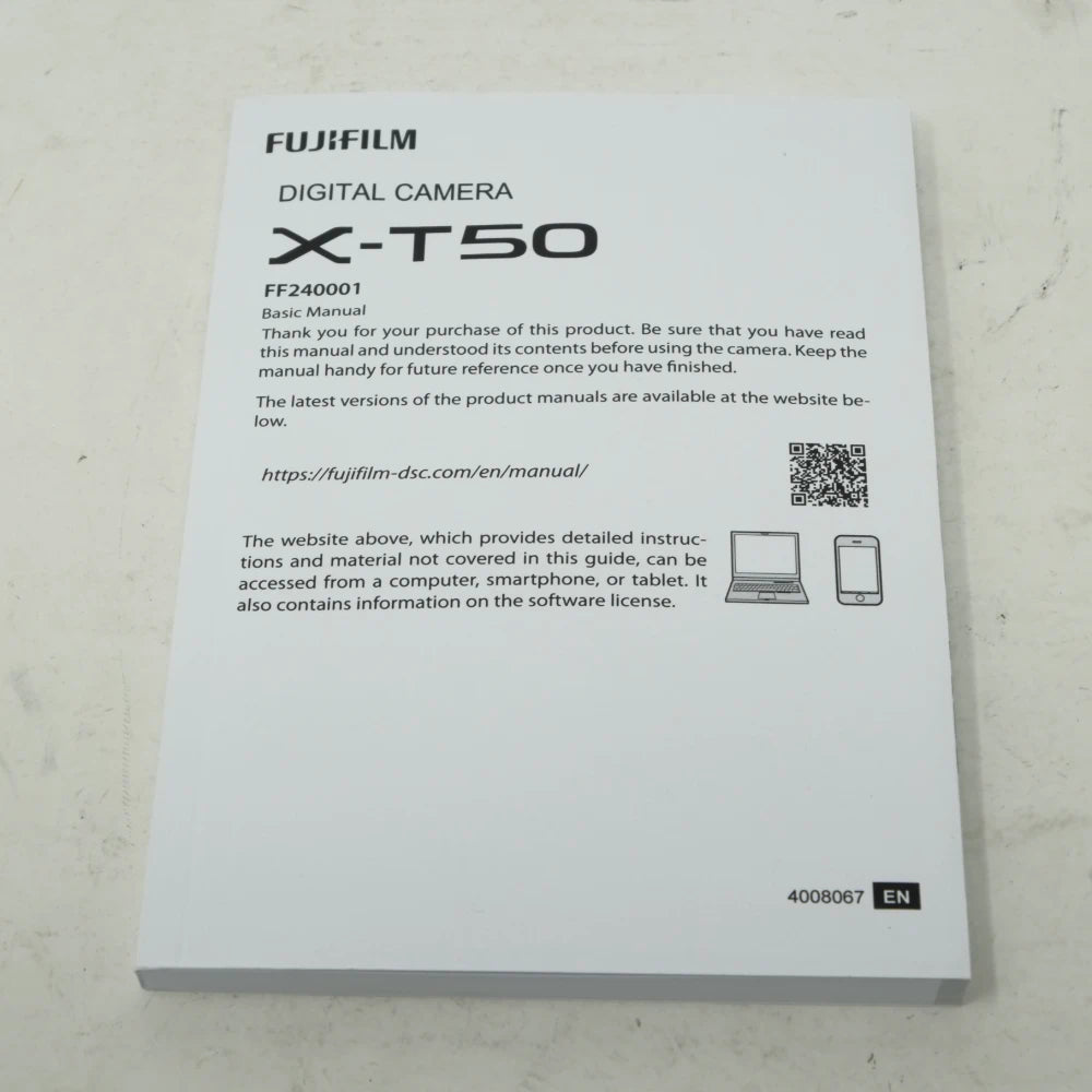 Used Fujifilm X-T50 Mirrorless camera (ACT.334) (Boxed SH45731)