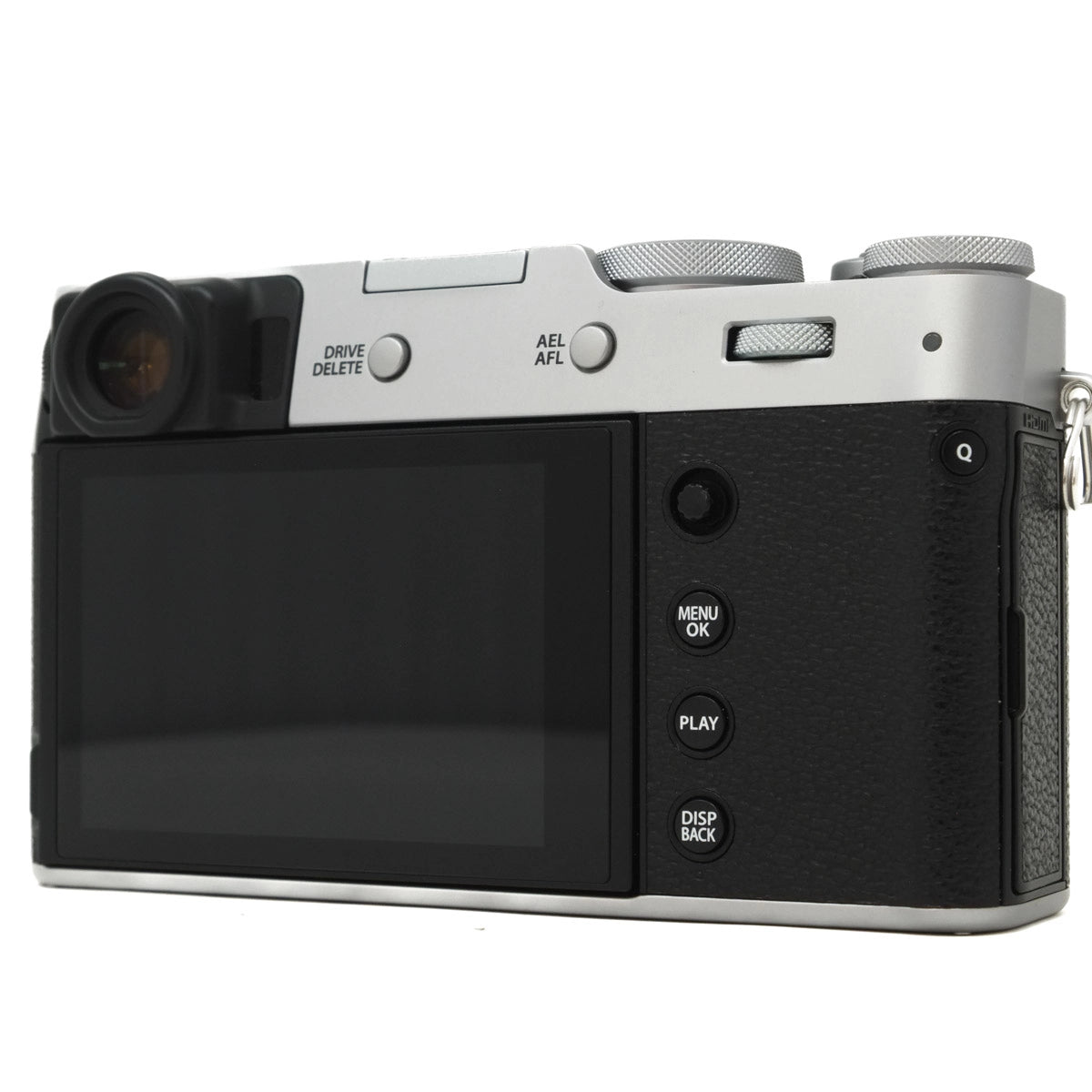 Used Fujifilm X100V Compact Camera - Back angle 