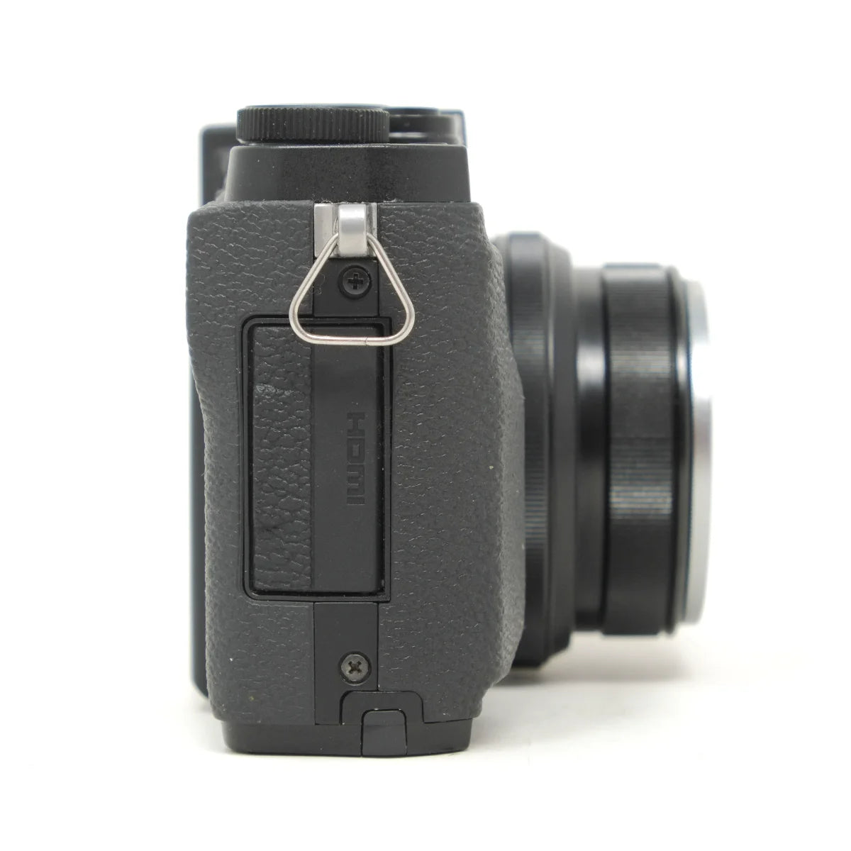Used Fujifilm X30 Digital camera - side angle 
