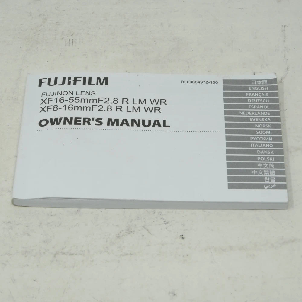 Used Fujifilm XF 16-55mm F2.8 R LM WR Lens (Boxed SH45678)