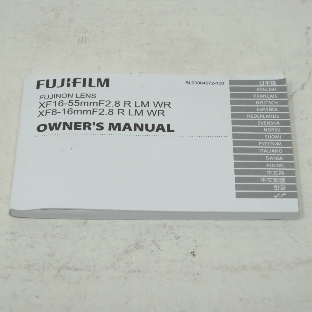 Used Fujifilm XF 16-55mm F2.8 R LM WR Lens (Boxed SH45678)