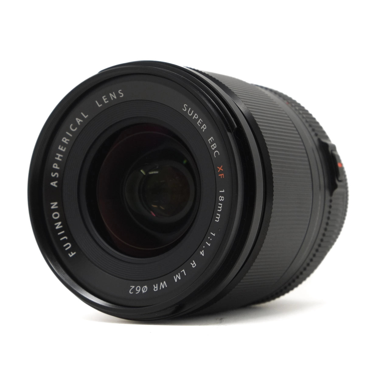 Used Fujifilm XF 18mm F1.4 R LM WR Lens - Top angle 