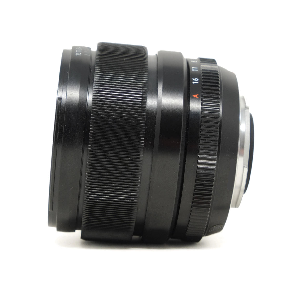 Camera lens on a white background
