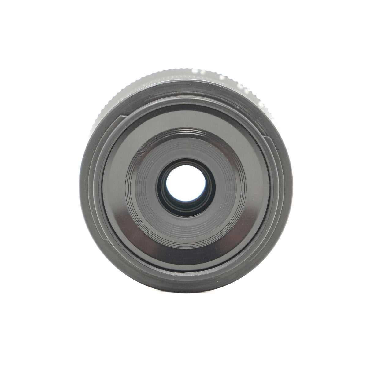 Camera lens on a white background