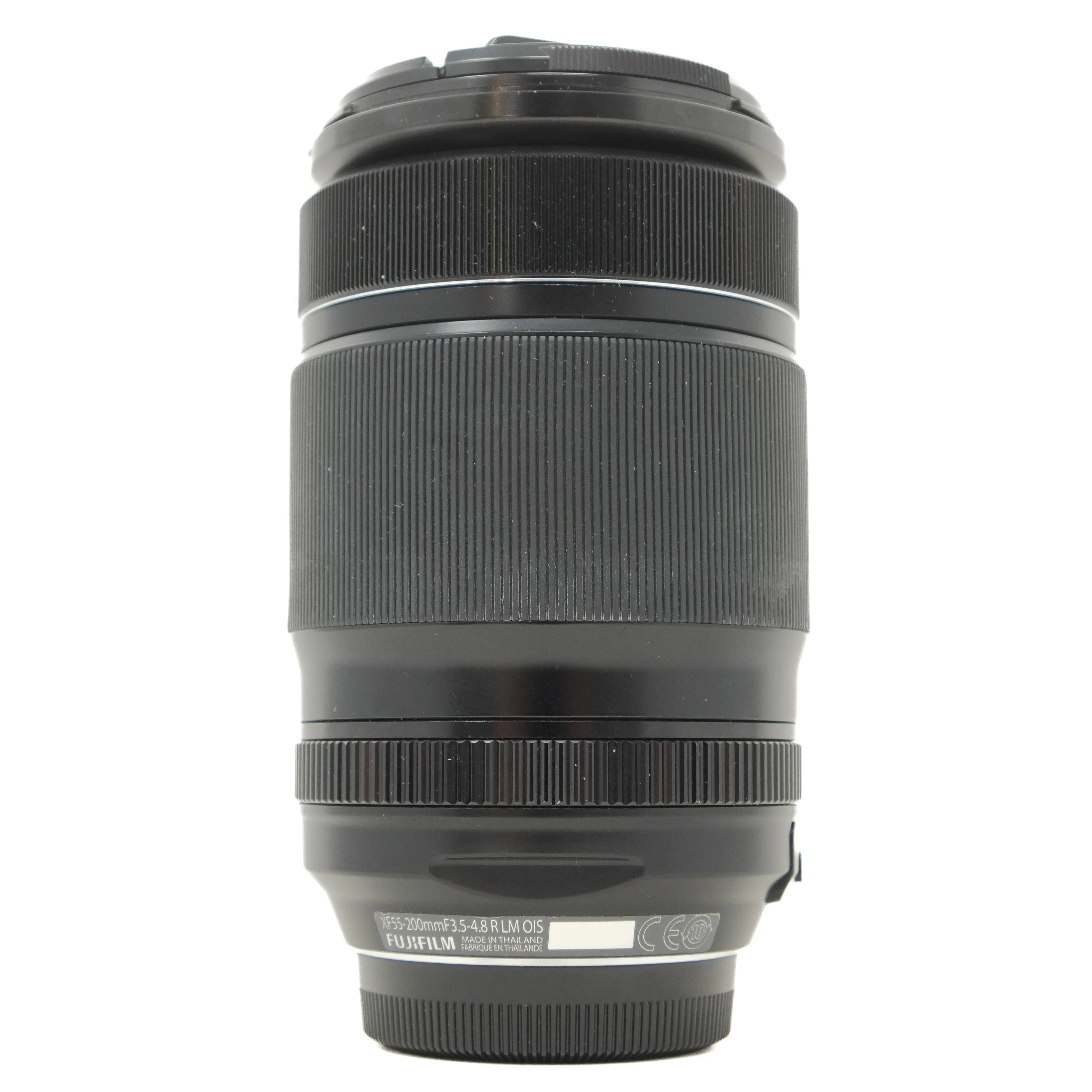 Camera lens on a white background