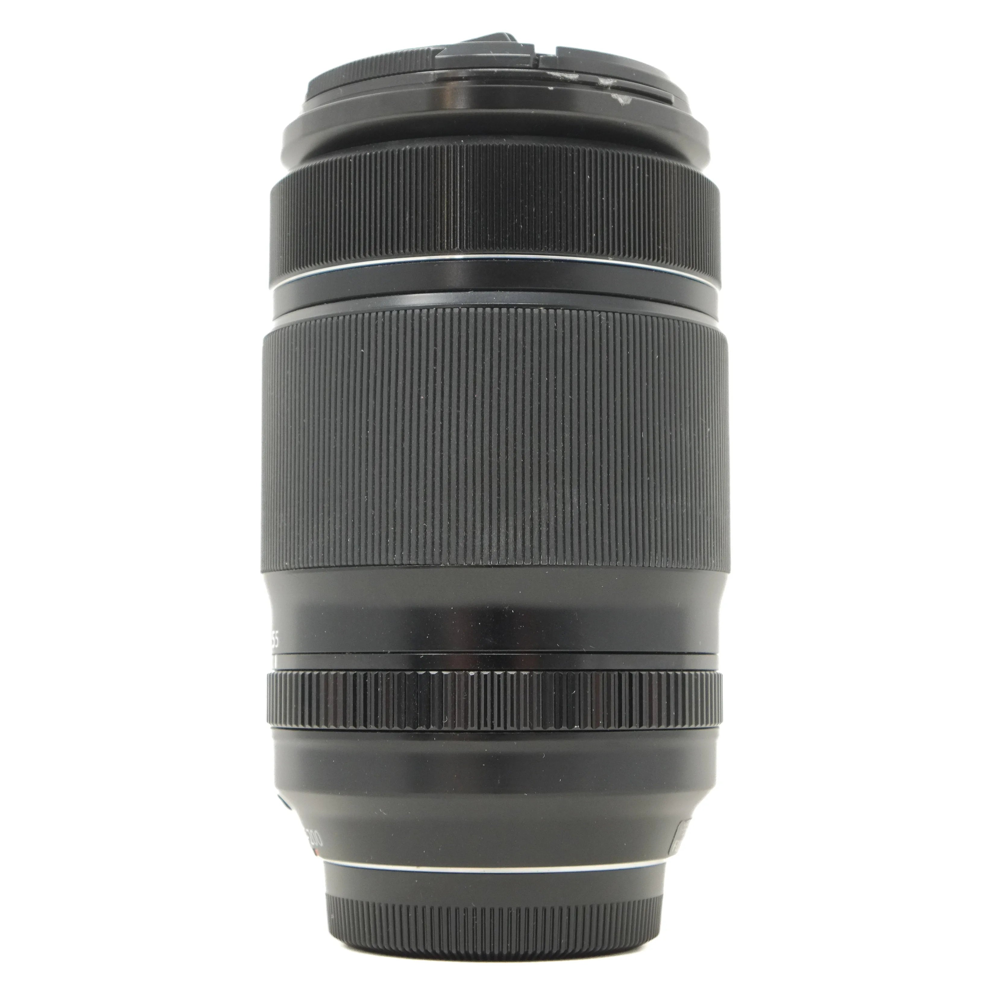 Camera lens on a white background