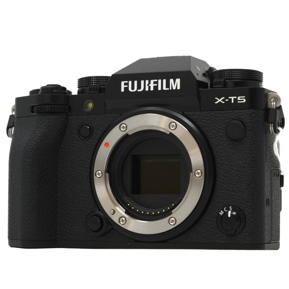 Used Fujifilm XT-5 Mirrorless Camera, Act. 120 - Boxed - Front angle without body cap