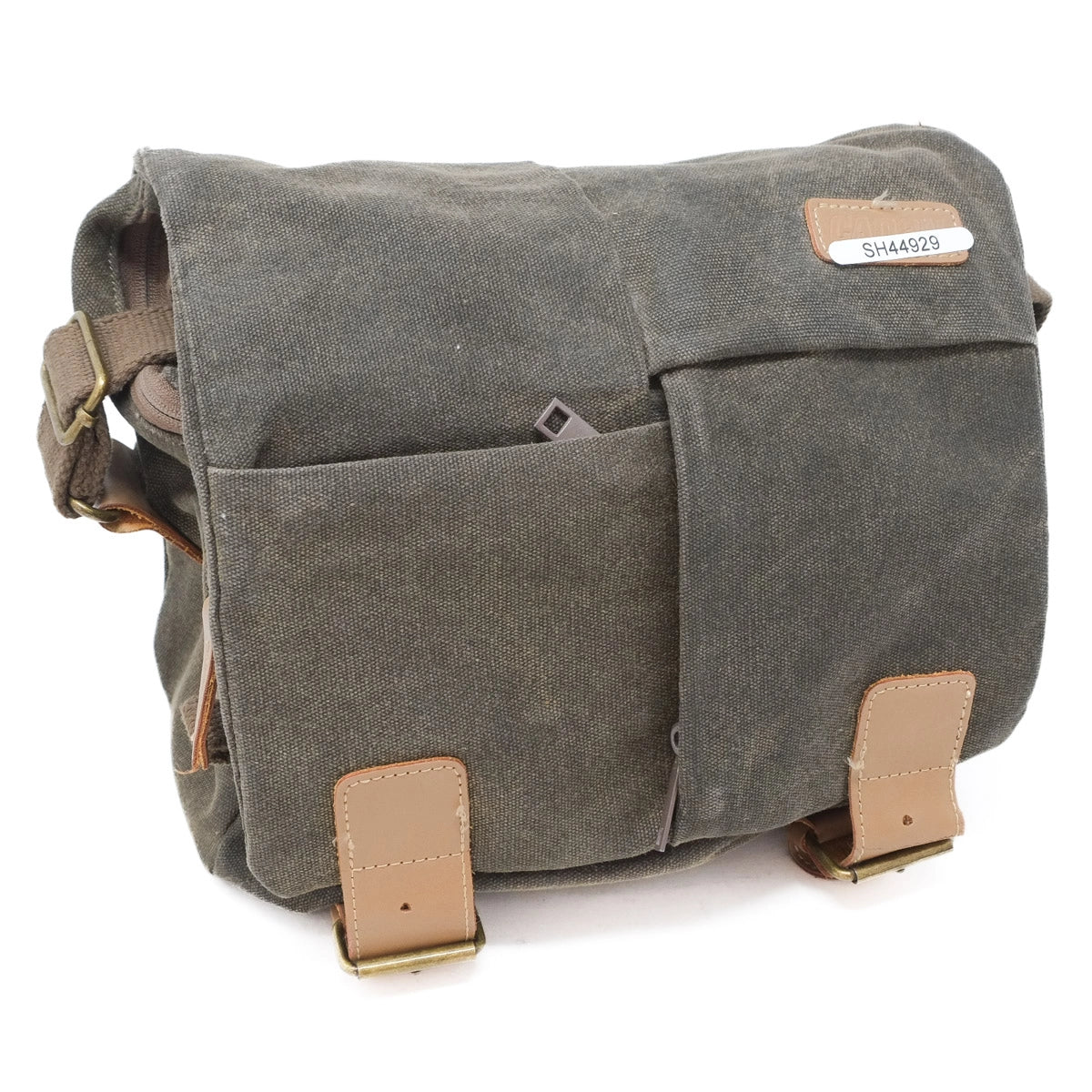 Used Gaden Canvas classic shoulder bag - front angle 