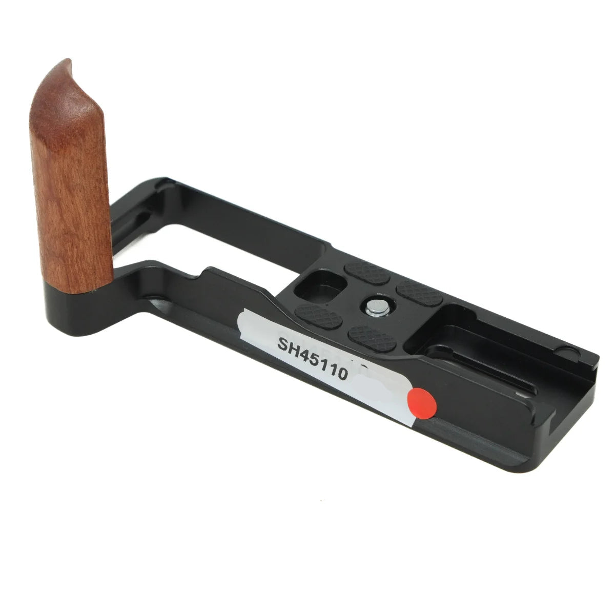 Used Grip for FujiFilm X-T3 Grip with wood grip - front angle 