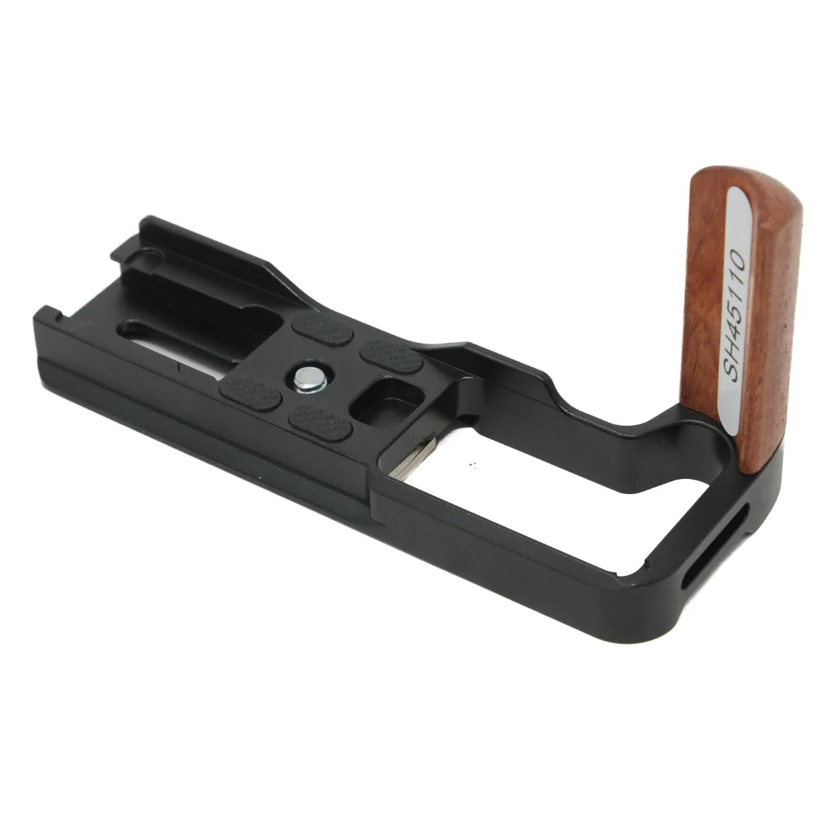 Used Grip for FujiFilm X-T3 Grip with wood grip - back angle 