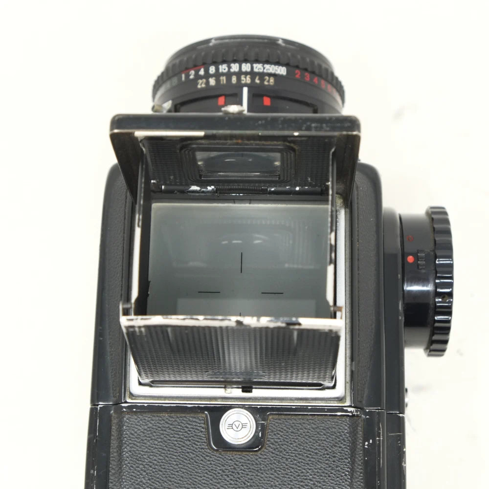 Used Hasselblad 500CM with 80mm F2.8 T* lens, back and WLF (SH45623)