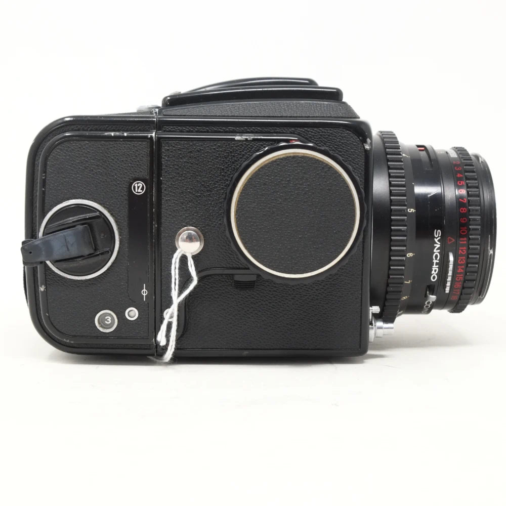 Used Hasselblad 500CM with 80mm F2.8 T* lens, back and WLF (SH45623)