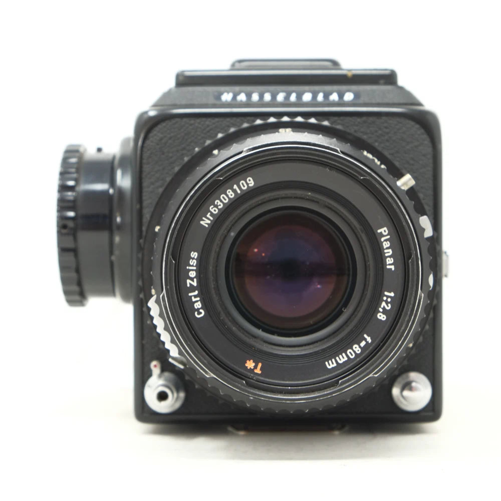 Used Hasselblad 500CM with 80mm F2.8 T* lens, back and WLF (SH45623)