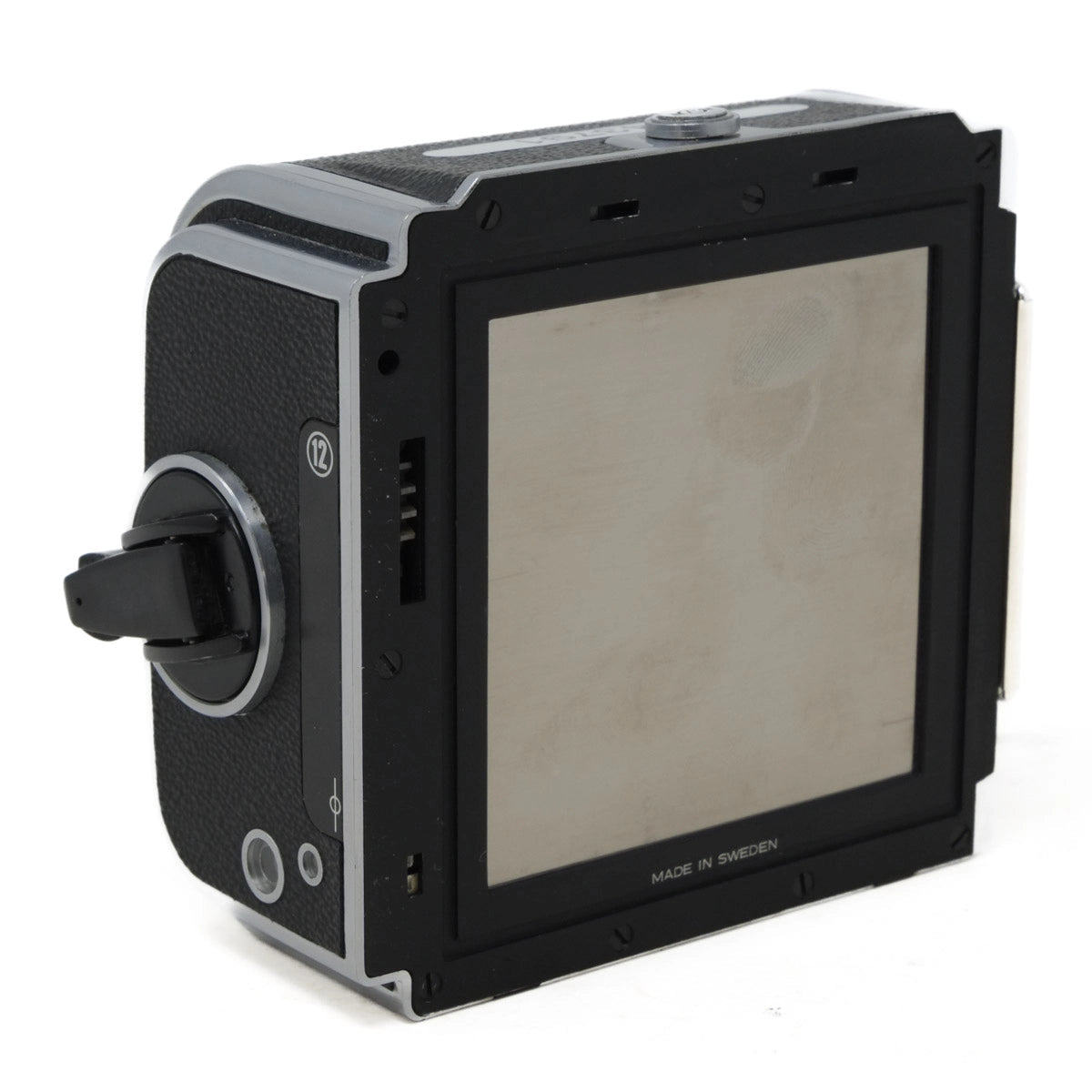 Used Hasselblad A12 (120 film) Film Back - front angle 