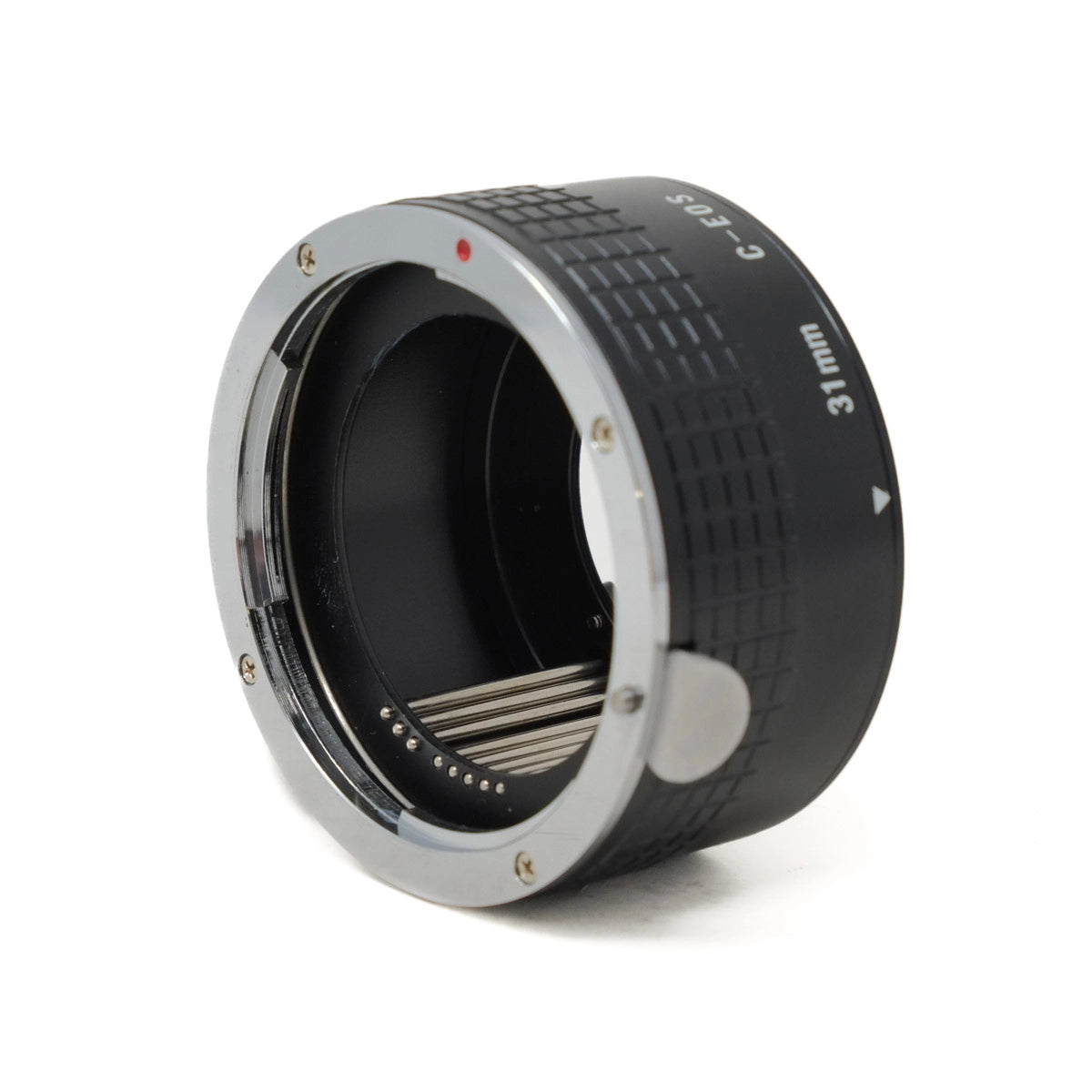 Used Jesspos Extension tube set for Canon EOS EF fitting - side angle 