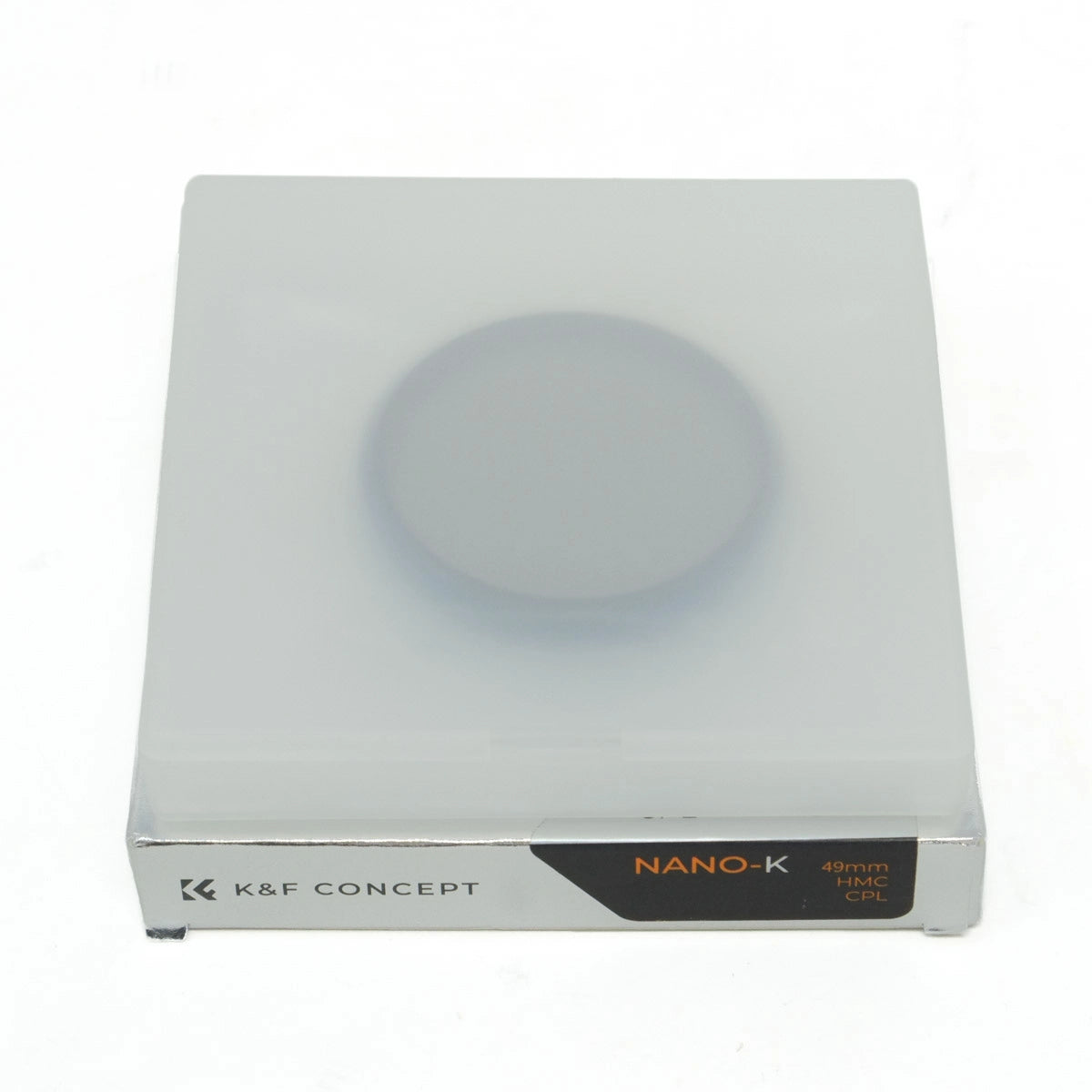 K&F Concept Nano-K lens filter on a white background