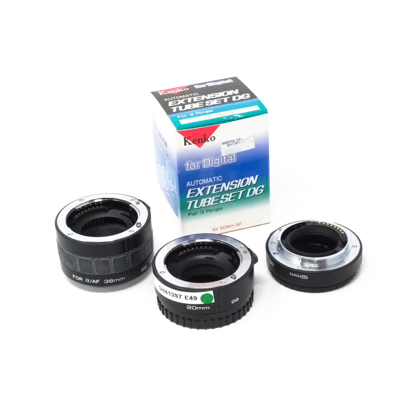 Used Kenko Auto Extension Tubes (Set of Three) for Sony Macro (SH41397)