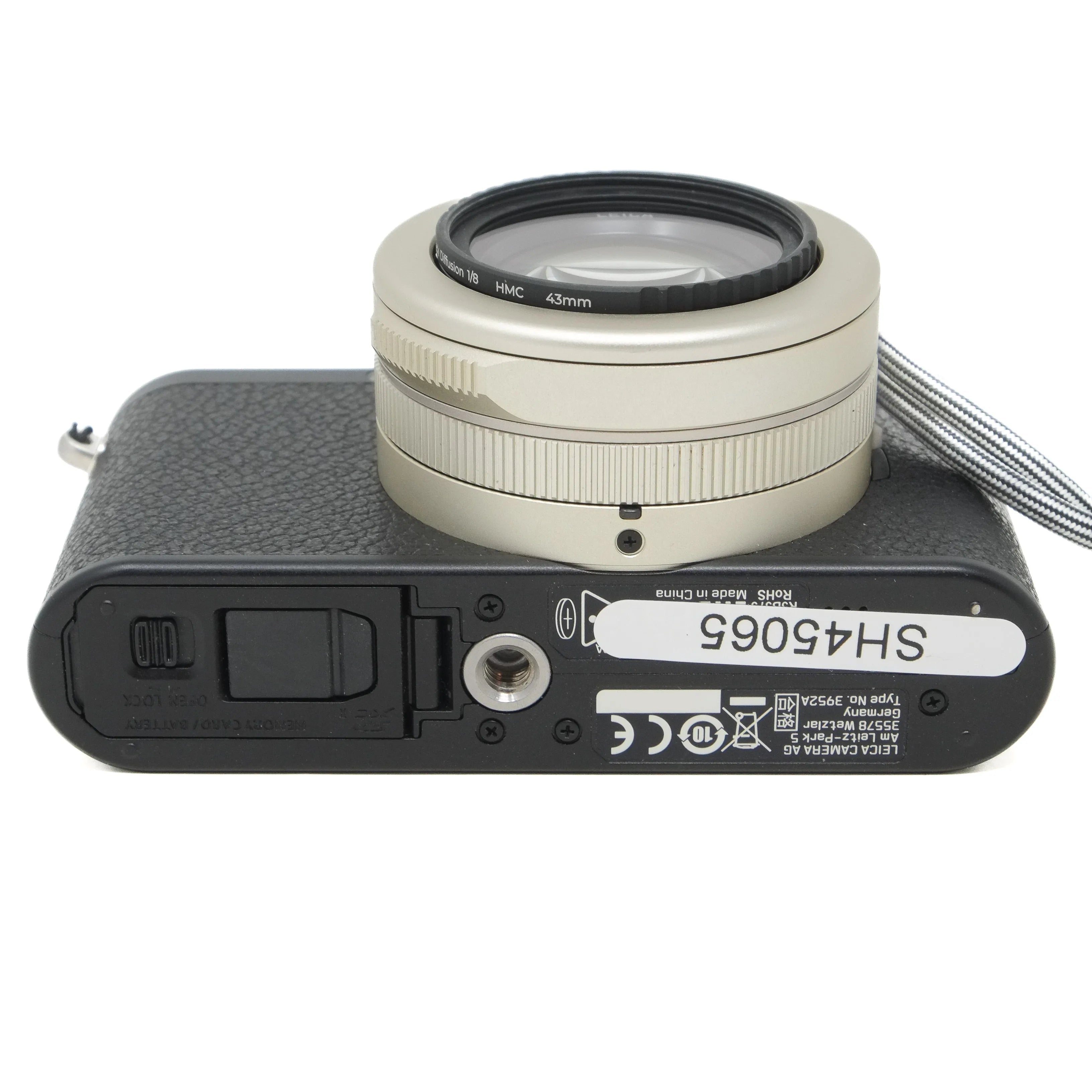 Used Leica D-LUX 8 Compact Camera - 100 years of Leica - bottom angle 