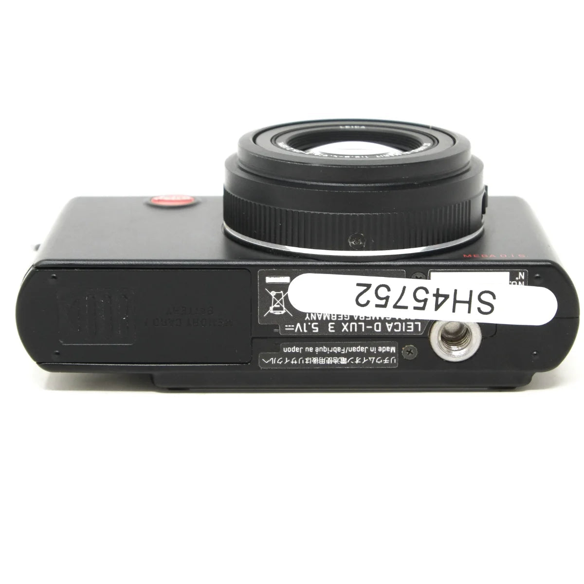 Used Leica D-Lux 3 Compact Camera - bottom angle 