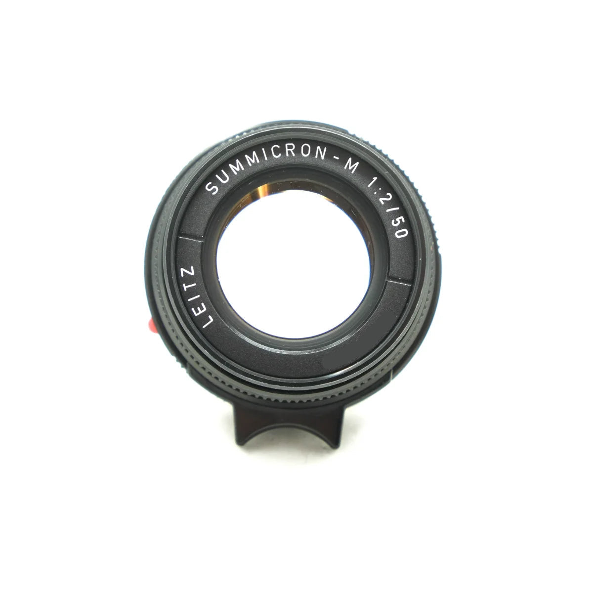 Used Leica Leitz Summicron-M V4. 50mm F2 Lens - top angle 