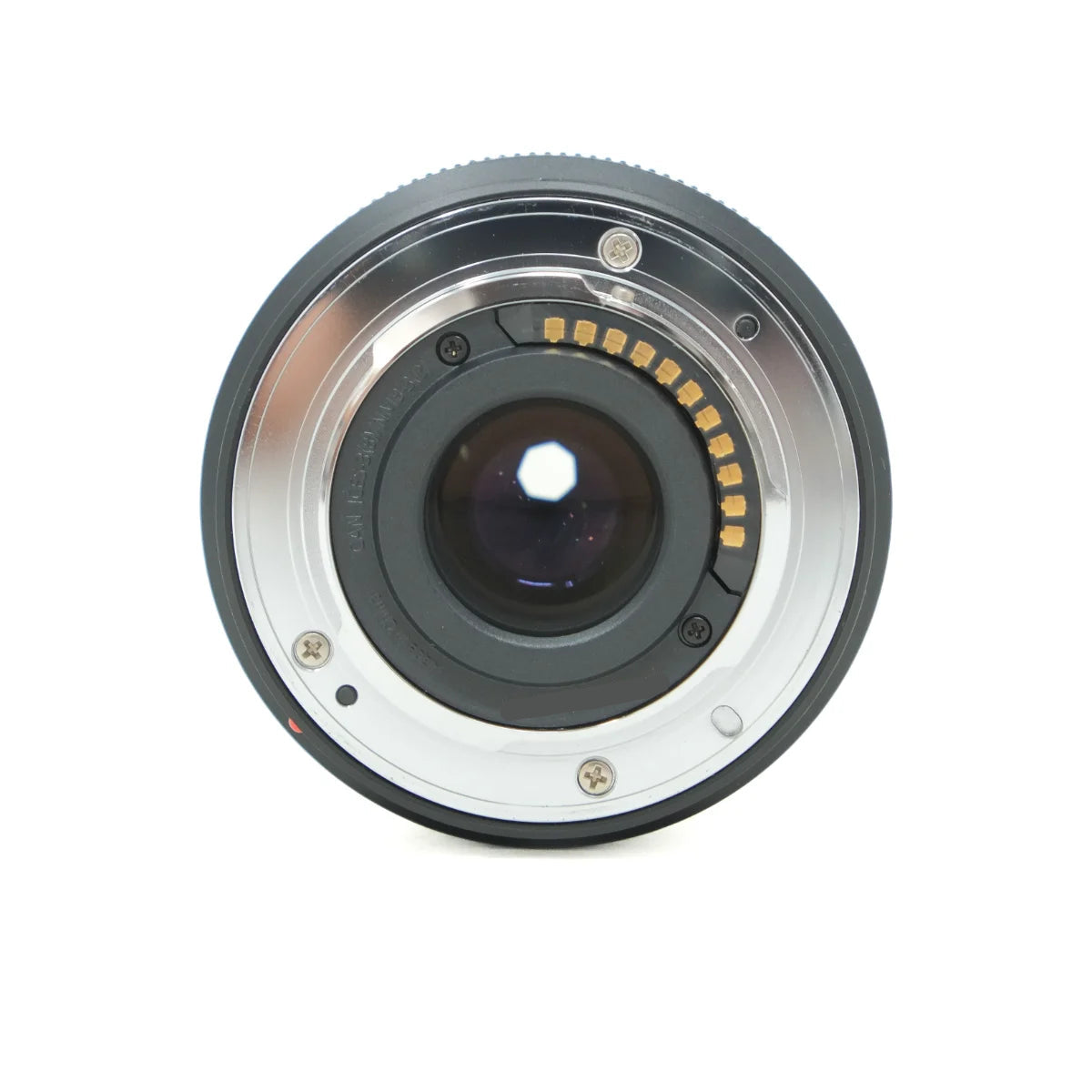 Used Lumix G 25mm f1.7 ASPH Lens - bottom angle 
