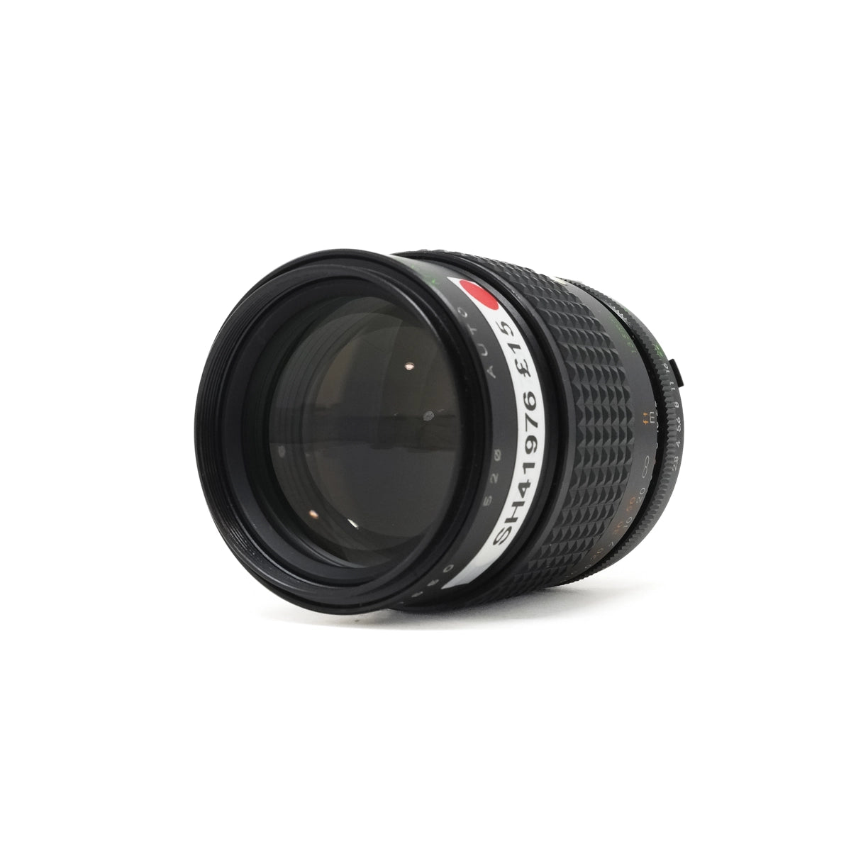 Used Makinon MC 135mm F2.8 Lens - Minolta Fit - Top angle 