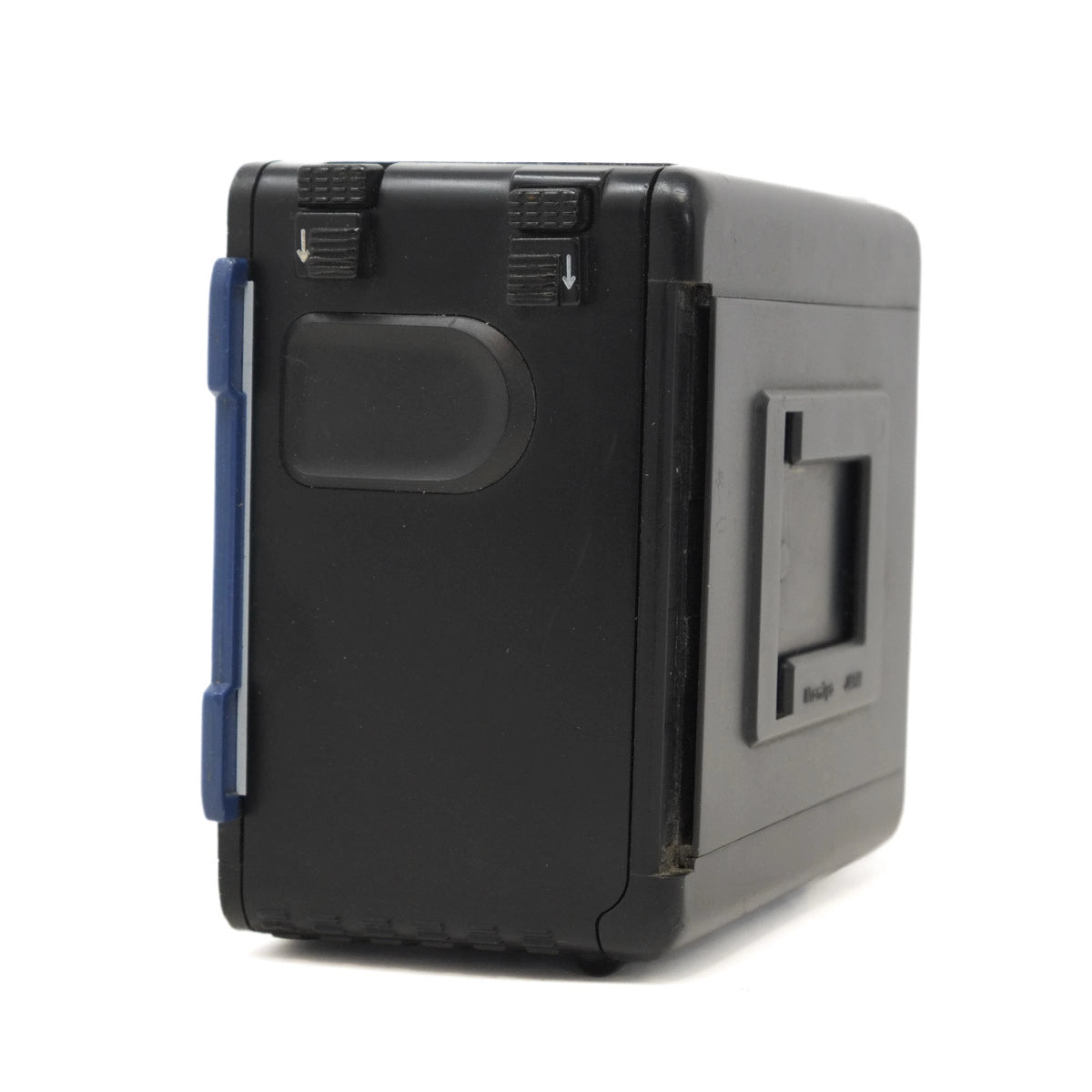 Used Mamiya 120 roll film back for Super, Pro and ProTL - side angle 