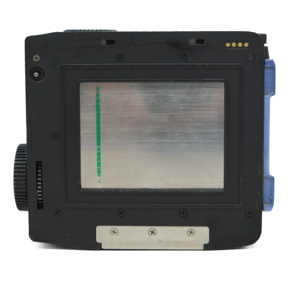 Used Mamiya 120 roll film back for Super, Pro and ProTL - front angle 