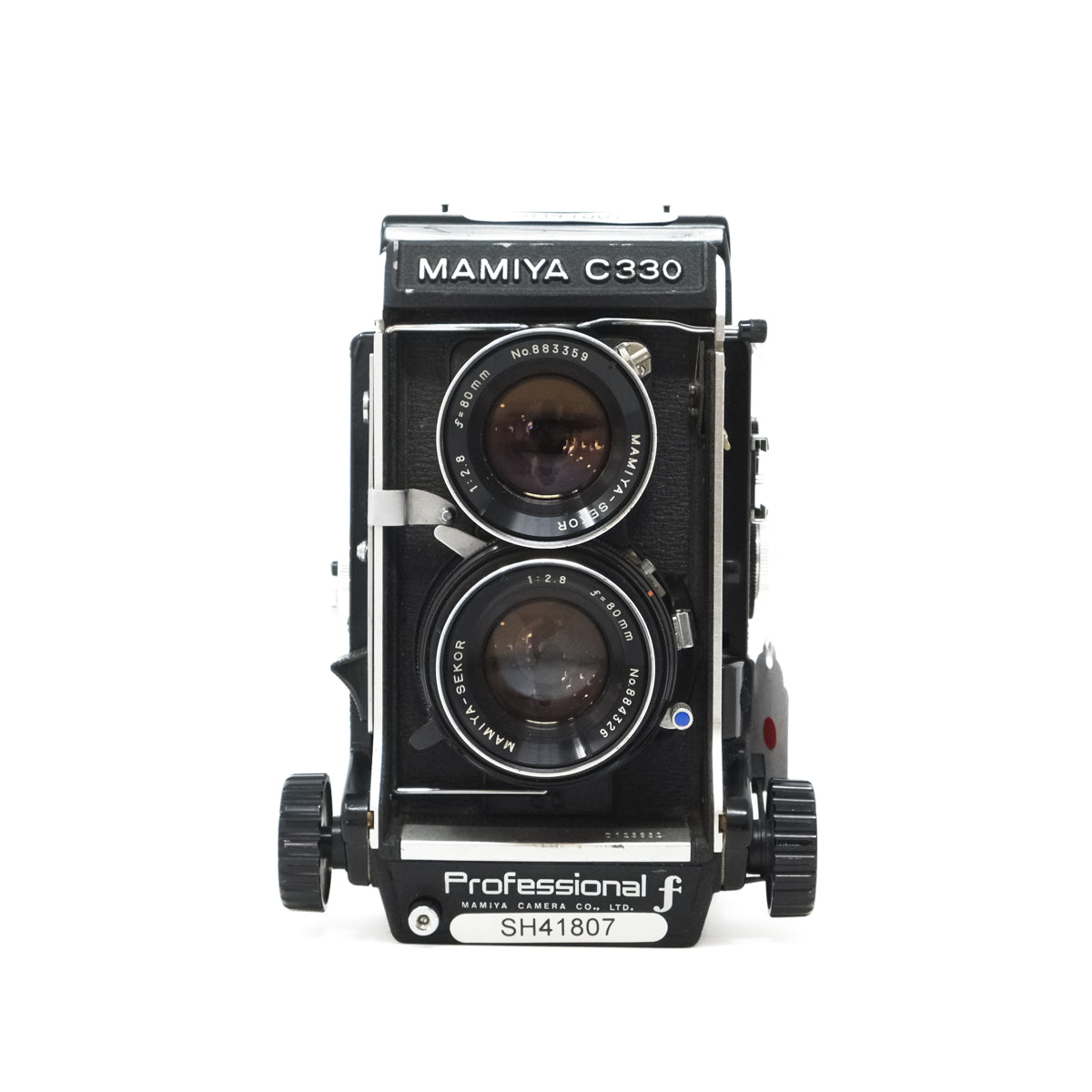 Used Mamiya C330 Professional F Twin lens Reflex film camera  front angle