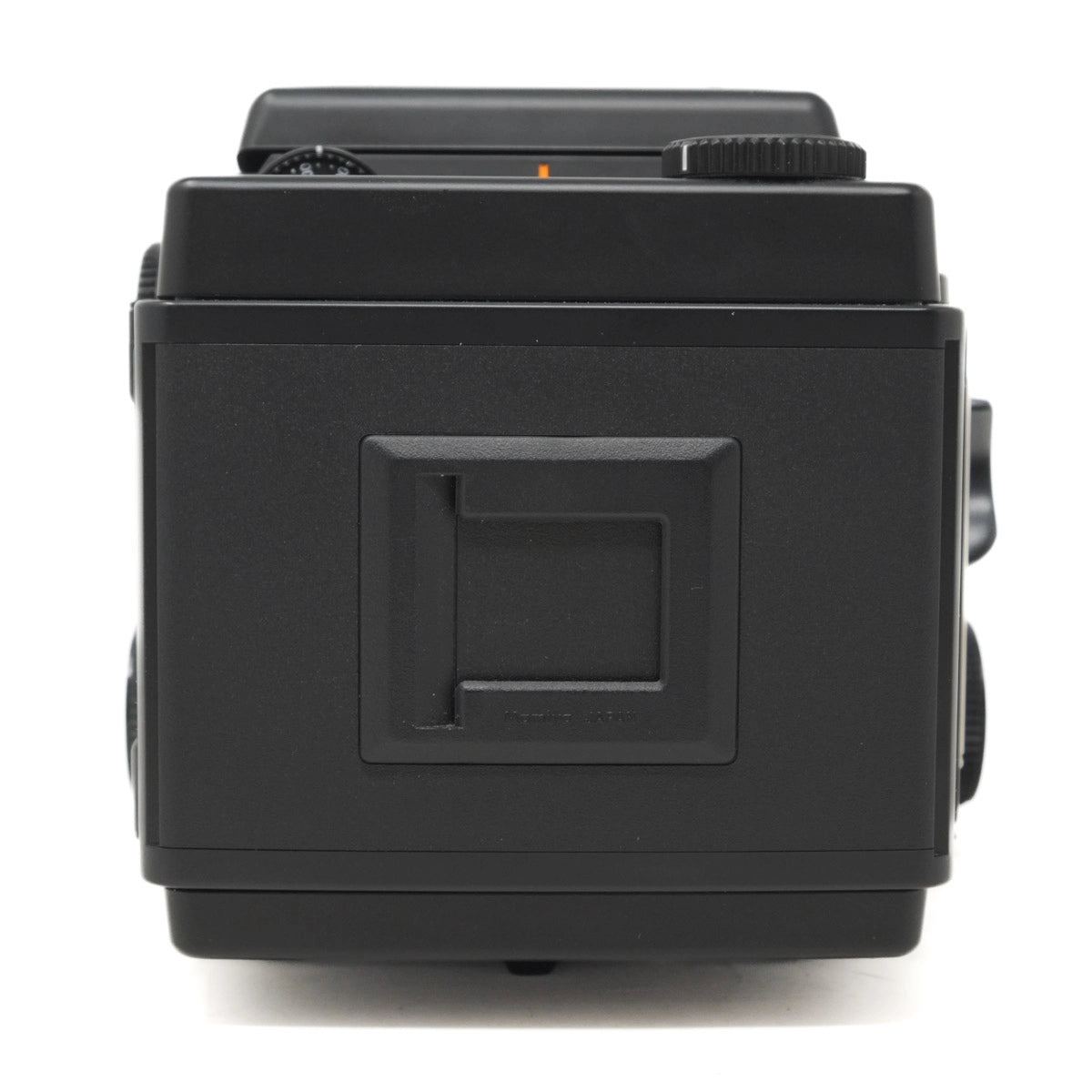 Used Mamiya RZ67 Pro II with 110mm F2.8 and WLF + 120 PRO II back - back angle 