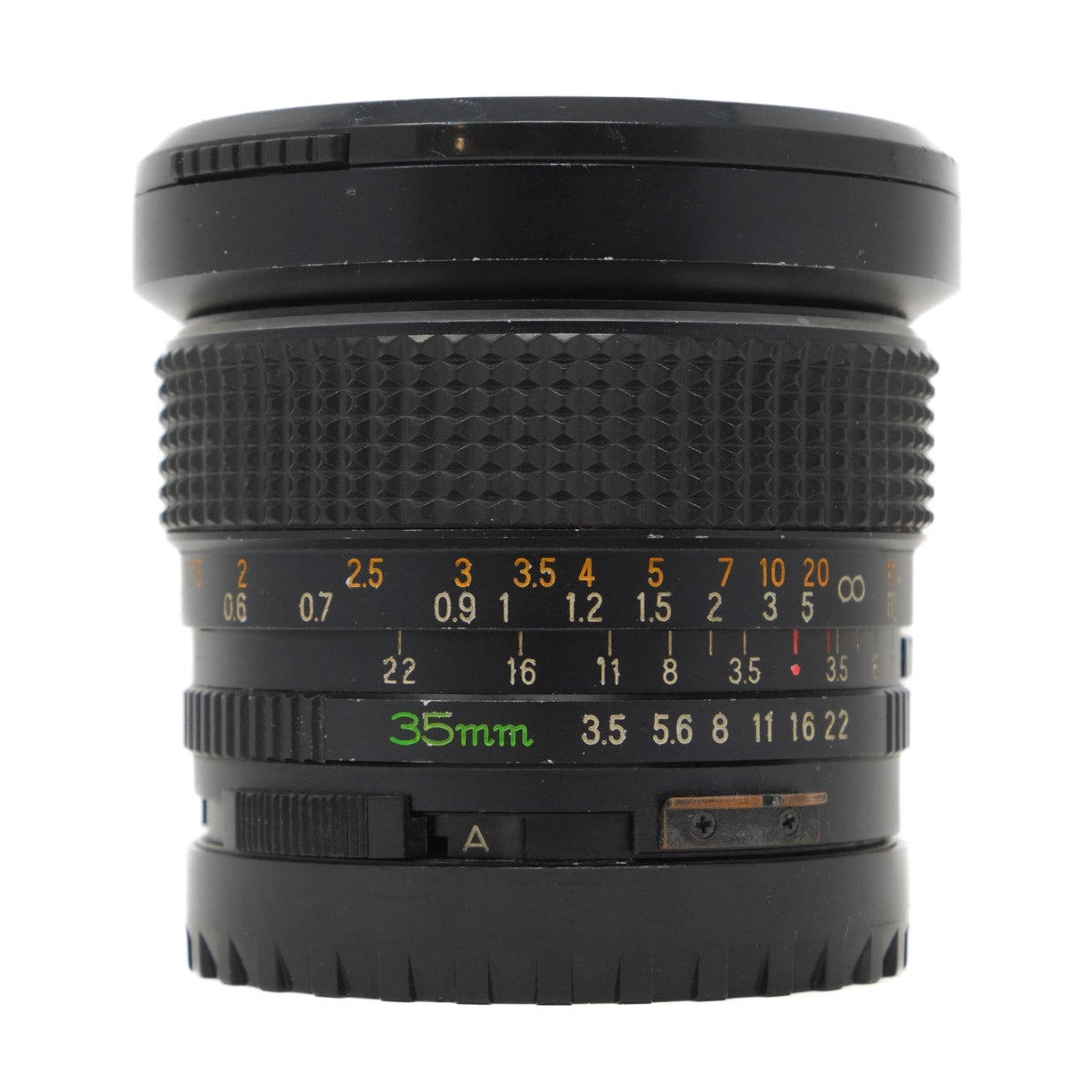 Used Mamiya Sekor C 35mm F3.5 M645 Lens - front angle 