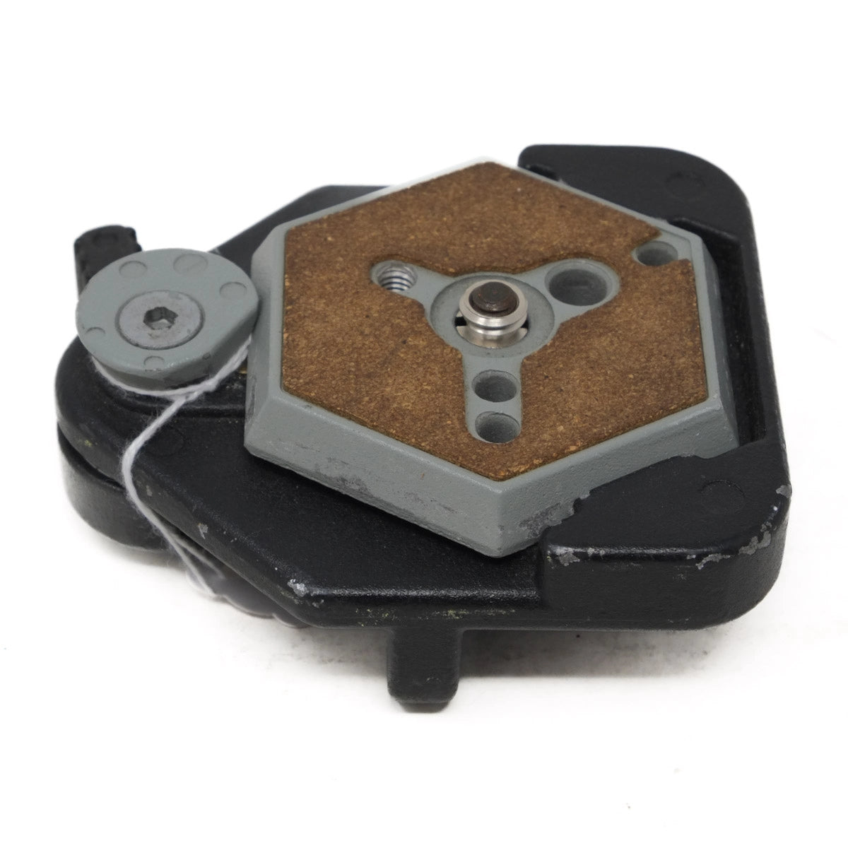 Used Manfrotto HEX 030-14 quick release head and plate - top angle 