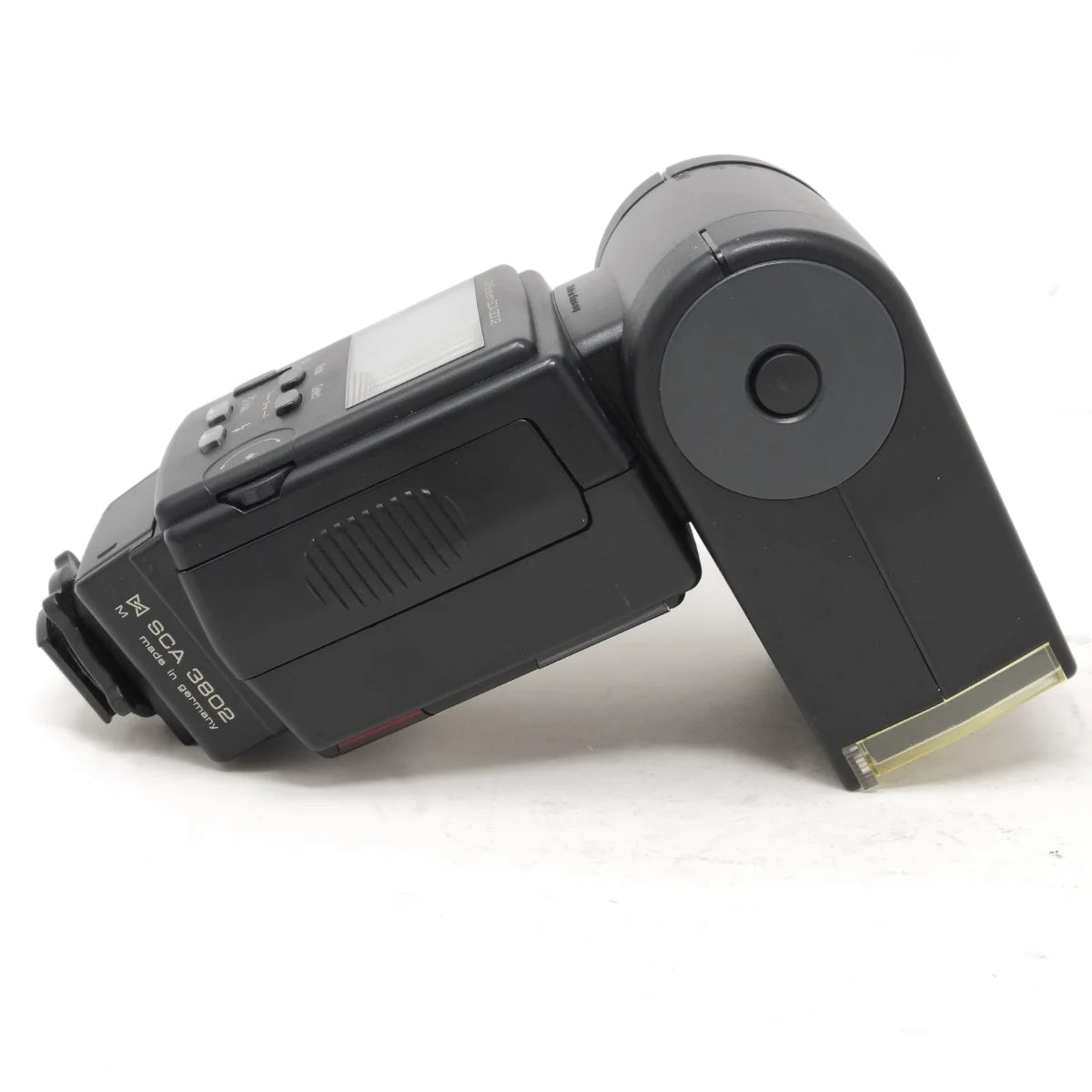 Used Metz 54 MZ-3 Bounce TTL flash for Contax/Yashica - side angle 