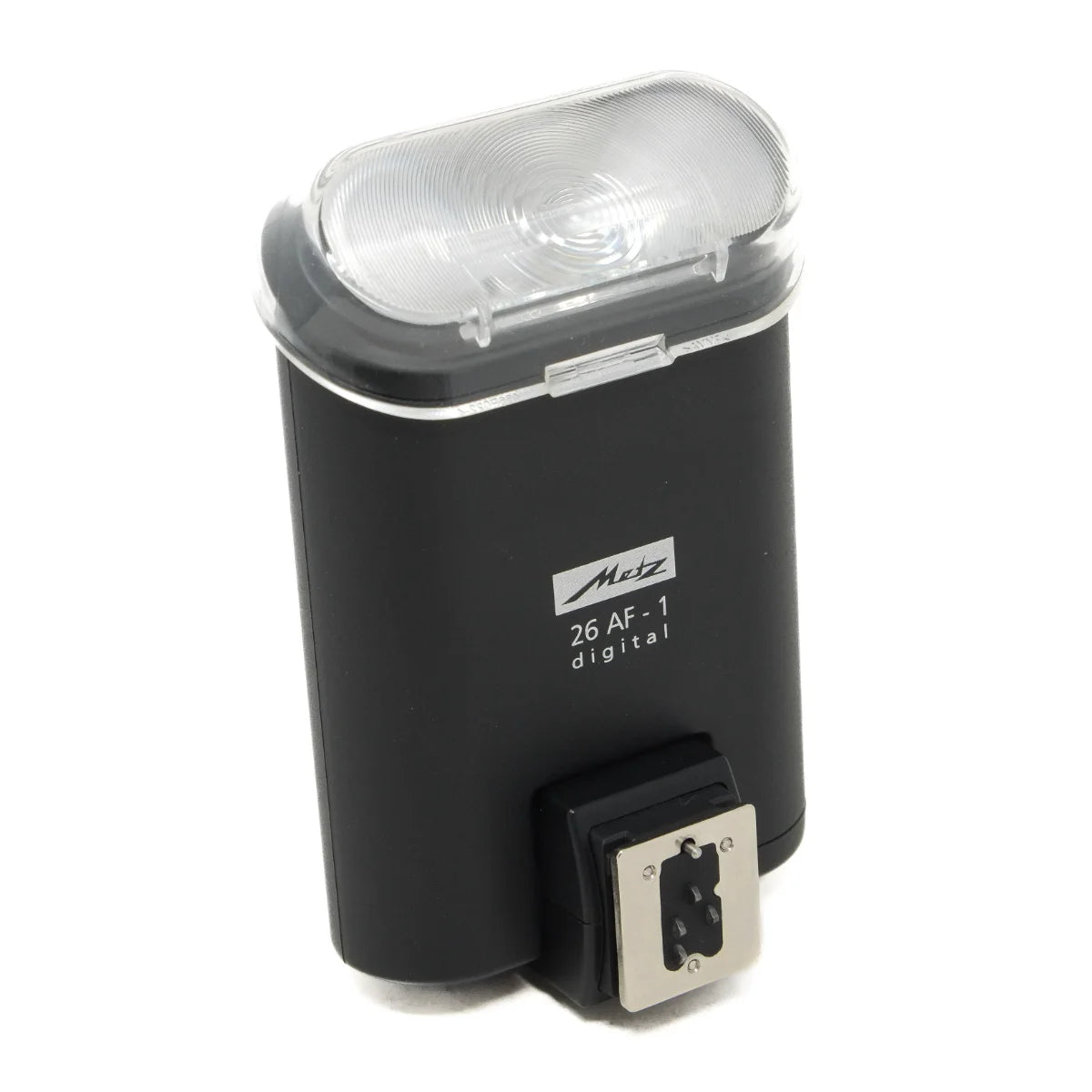 Used Metz compact flash 26 AF-1 for Fujifilm cameras - front angle
