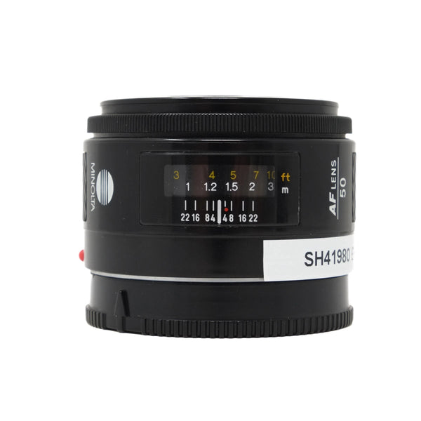 Used Minolta AF 50mm F1.7 Lens - Sony A mount - Boxed - (SH41980)