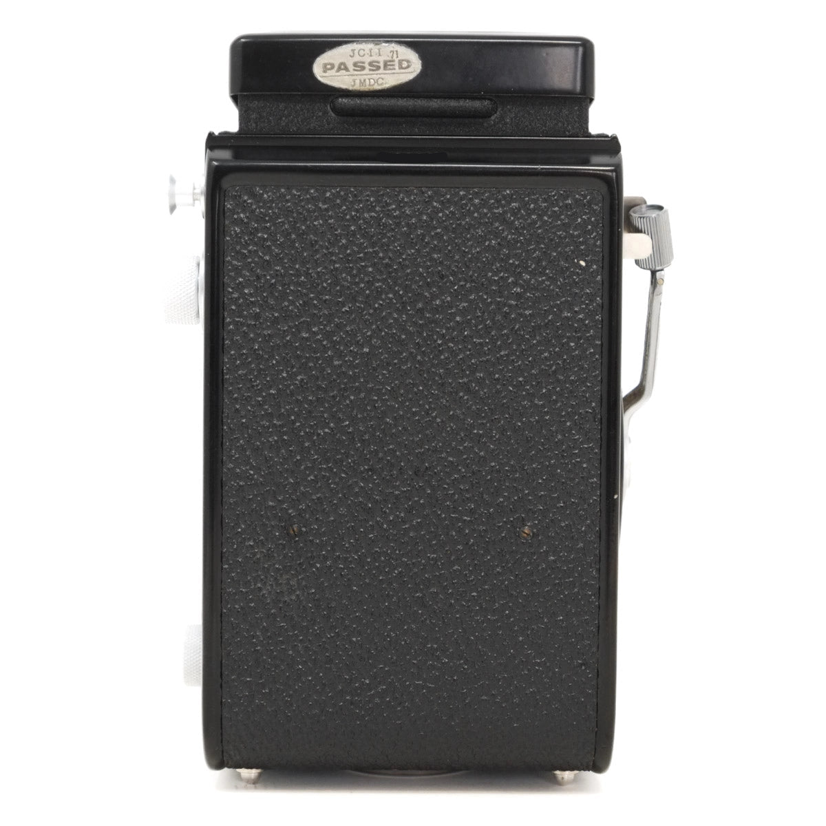 Used Minolta Autocord TLR with 75mm F3.5 - back angle 