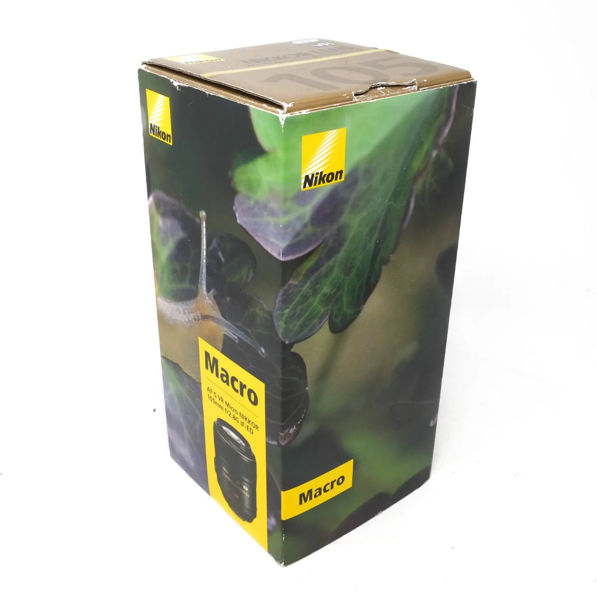 Used Nikon 105mm F2.8G ED VR Micro Nikkor Lens - box 