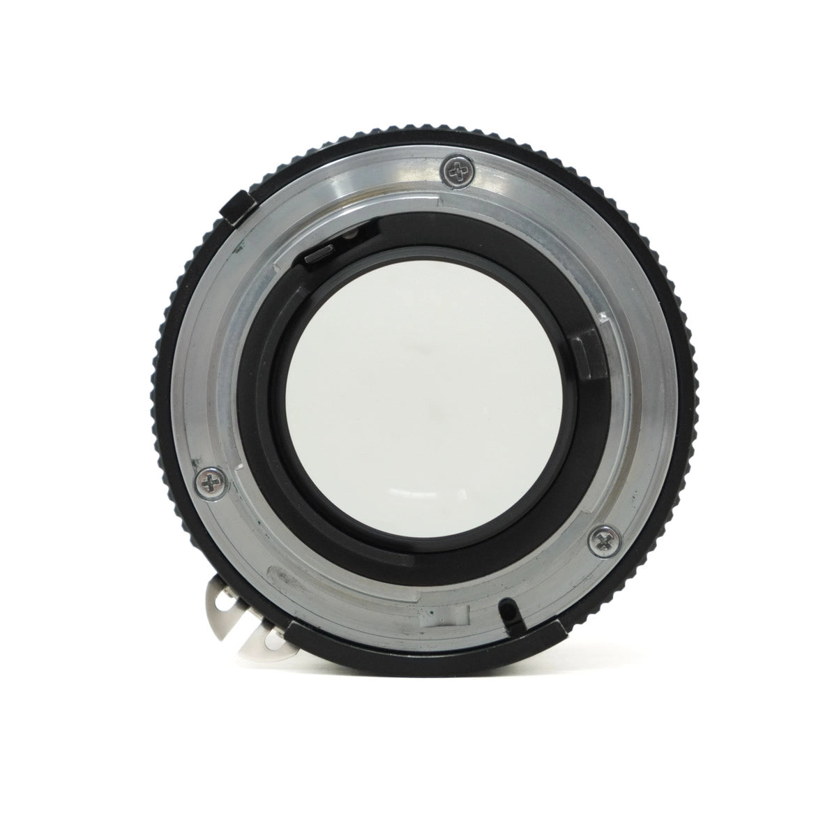Camera lens on a white background