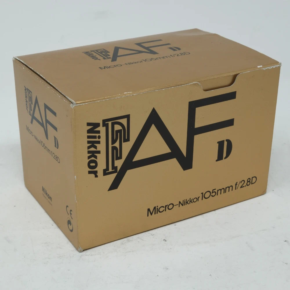 Used Nikon AF 105mm F2.8 D micro Nikkor lens (Boxed SH45650)