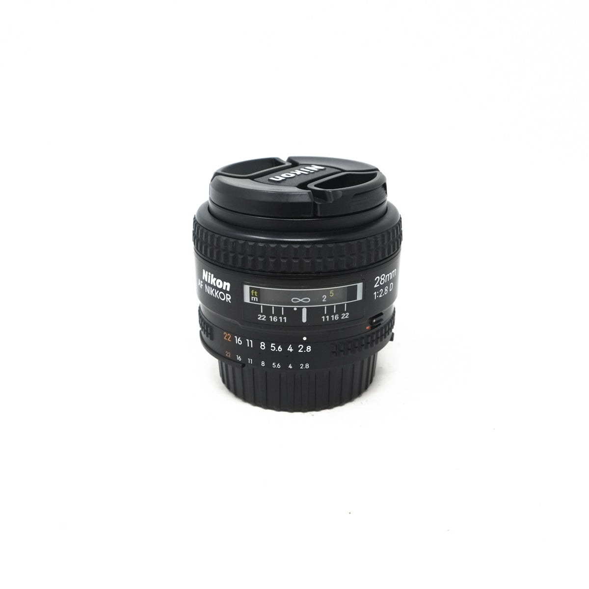 Used Nikon AF 28mm F2.8D Lens - Front angle 