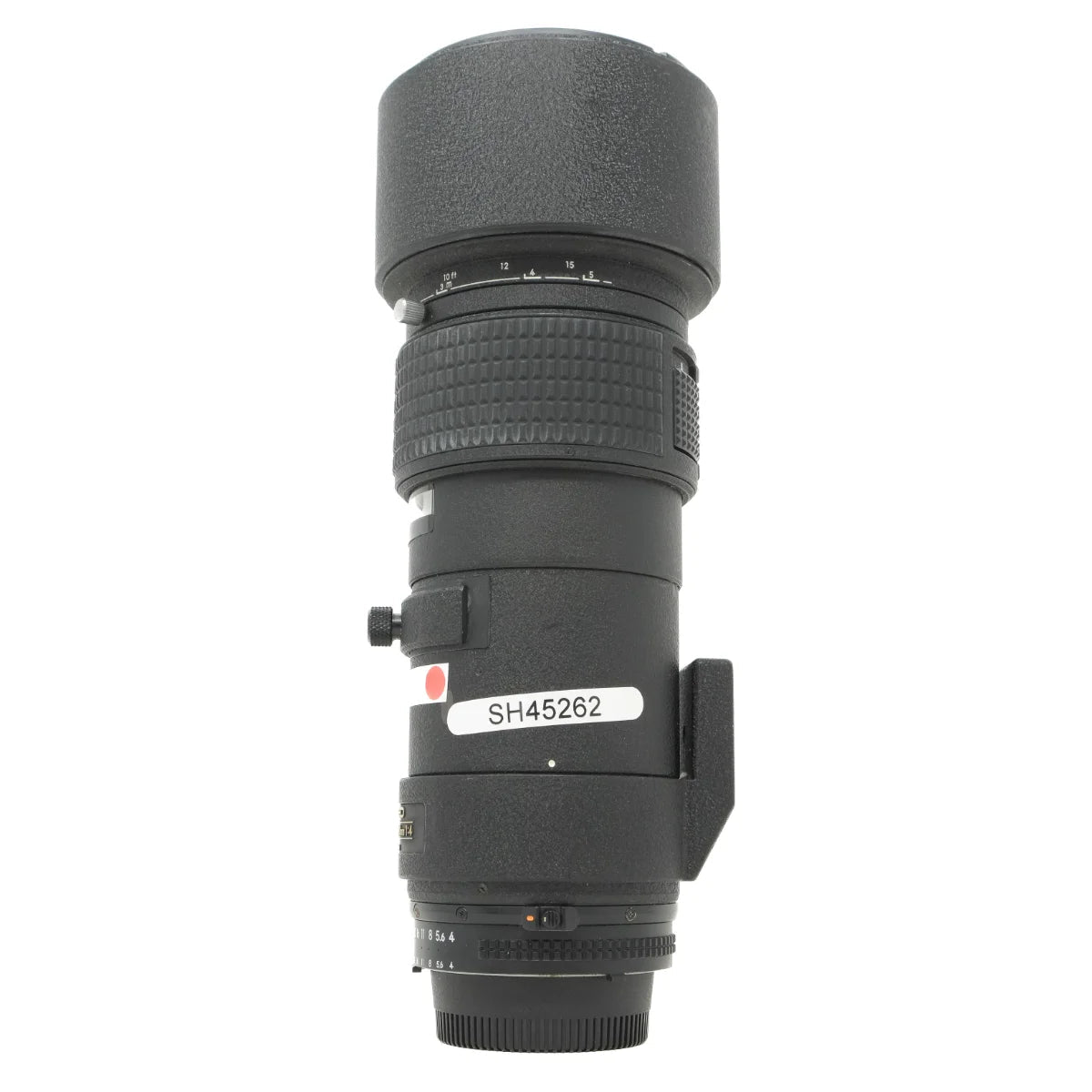 Used Nikon AF 300mm f4 ED-IF Lens - side angle 