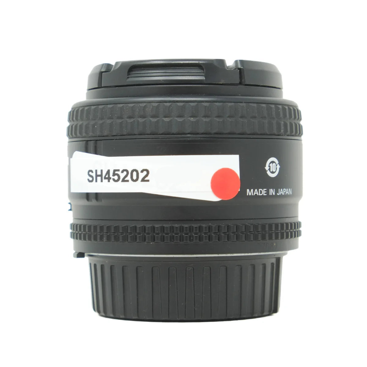 Used Nikon AF 35mm F2 D Prime lens - side angle
