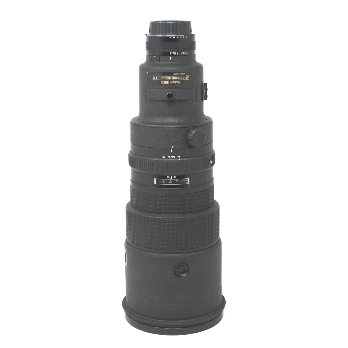 Used Nikon AF-I 500mm F4 D Lens top angle