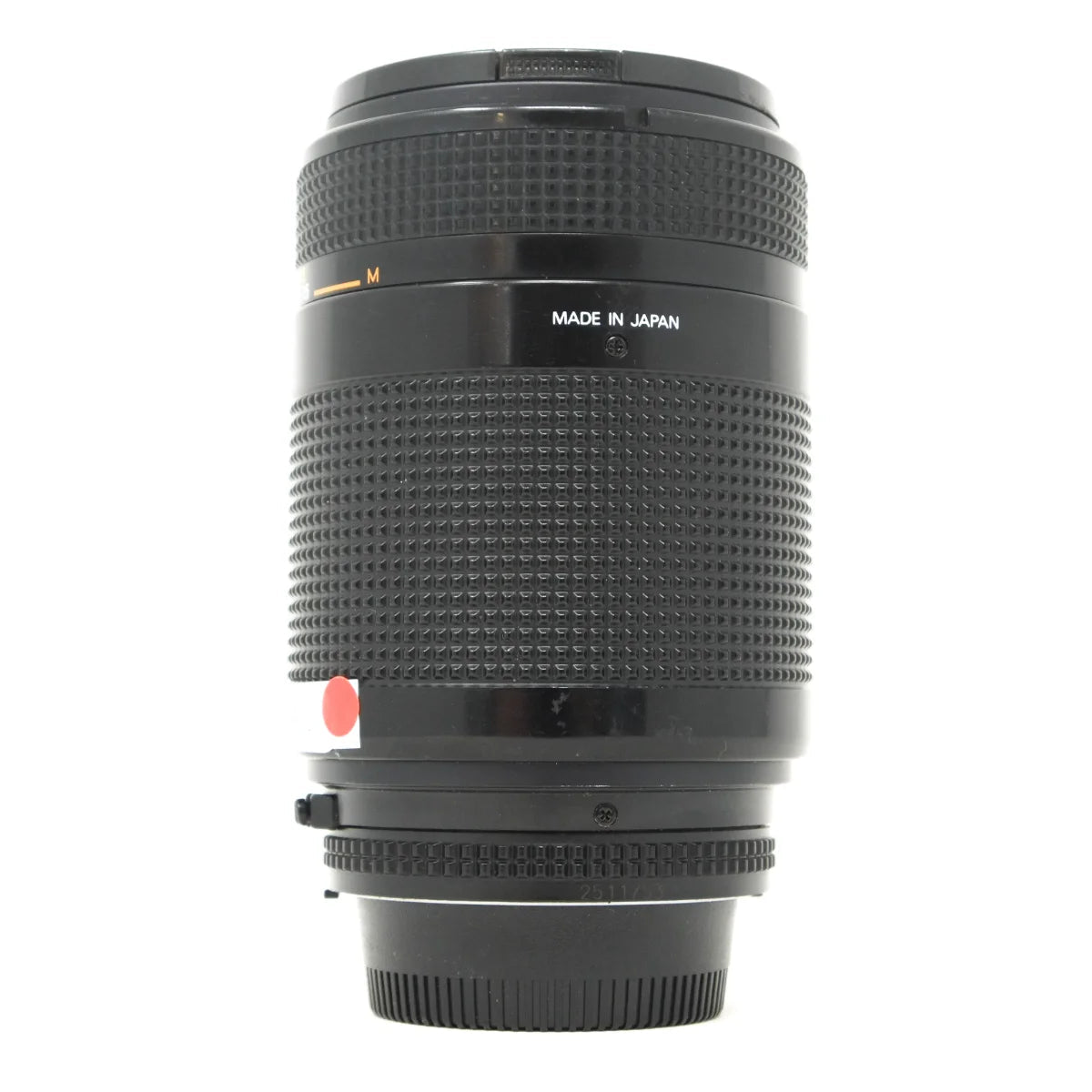 Used Nikon AF Nikkor 70-210mm F4-5.6 - side angle 