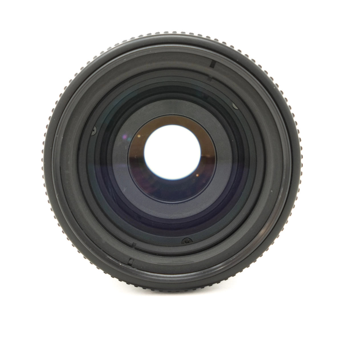 Camera lens on a white background