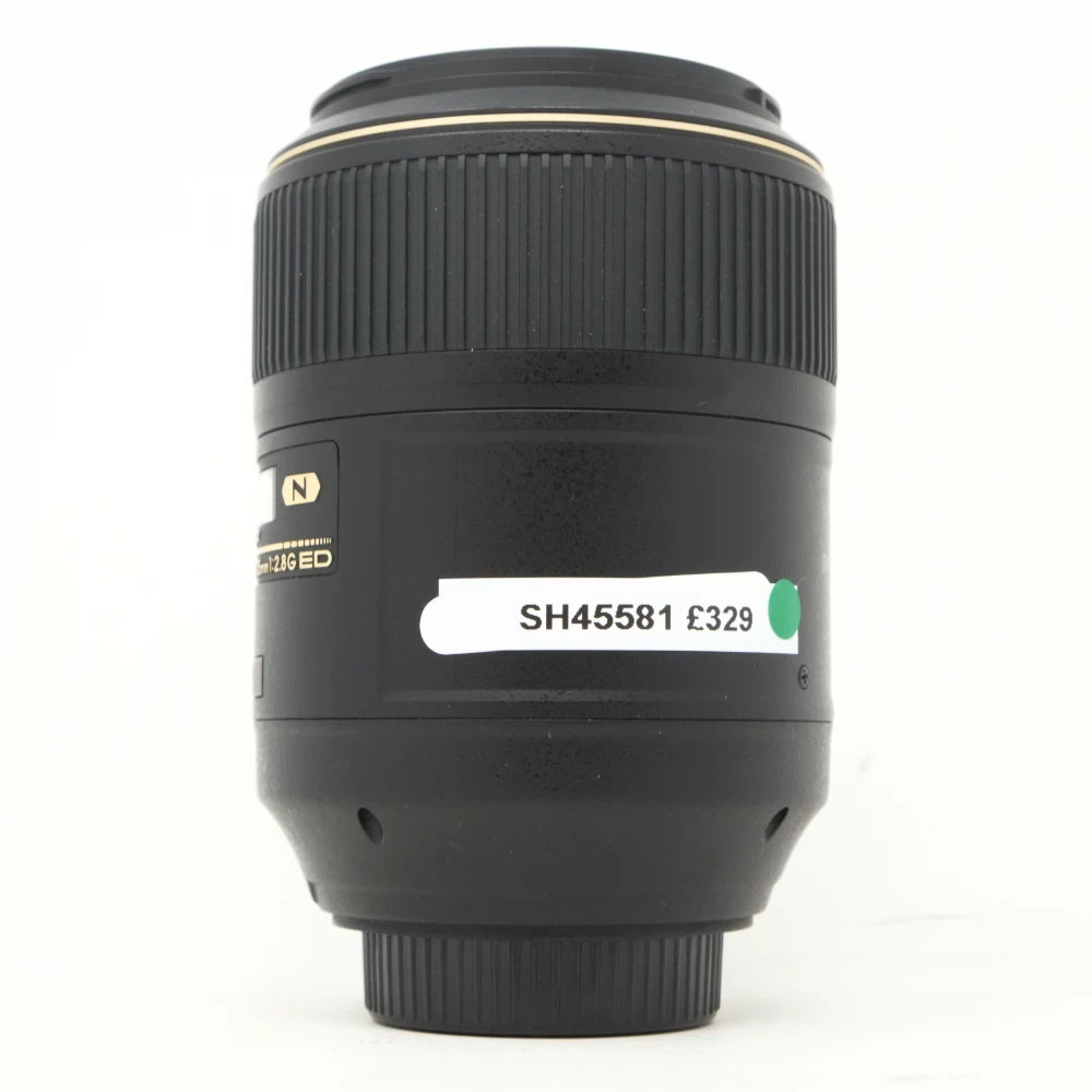 Used Nikon AF-S 105mm F2.8G Macro VR lens (Boxed SH45581)