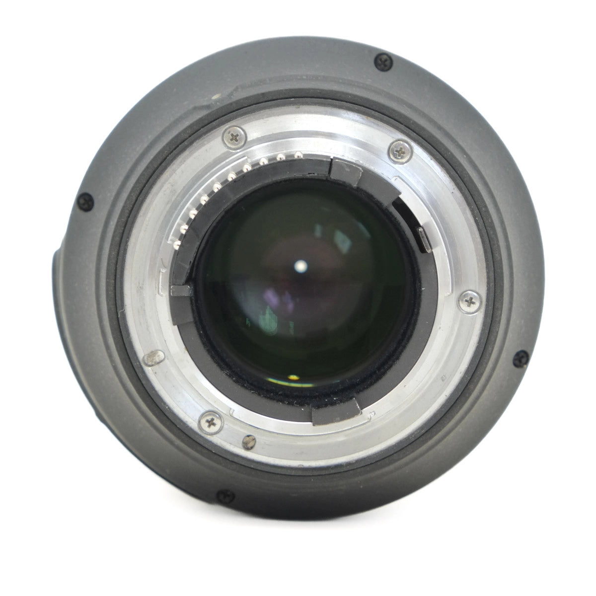 Camera lens on a white background