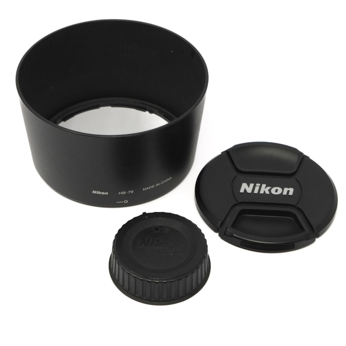Used Nikon AF-S 105mm f1.4E ED Lens - lens caps and lens hood 